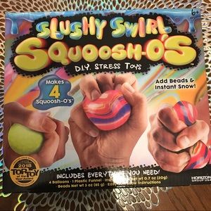 Slushy swirl squish-is diy stress toy